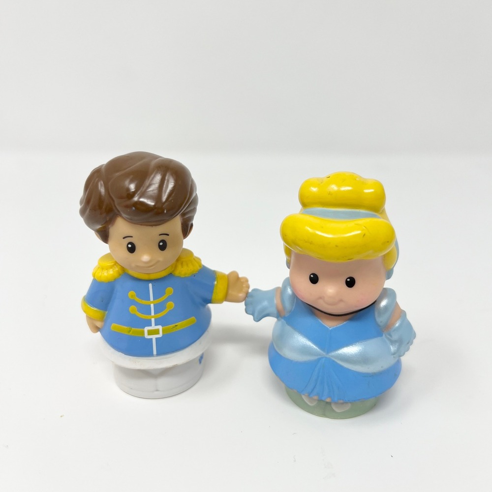 Fisher Price Little People Disney Princess Cinderella & Prince Charming 2012 Toy